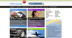 Desktop Screenshot of milionporad.pl