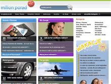 Tablet Screenshot of milionporad.pl